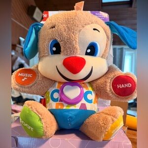 Fisher-Price Laugh & Learn Smart Stages Puppy Musical Plush with Lights & Phrase